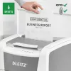 Leitz IQ Autofeed Office 150 Automatic Paper Shredder P5, Micro-cut shredding, 22 cm, 2 x 15 mm, 44 L, 500 sheets, 55 dB