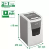 Leitz IQ Autofeed Office 150 Automatic Paper Shredder P5, Micro-cut shredding, 22 cm, 2 x 15 mm, 44 L, 500 sheets, 55 dB