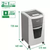 Leitz IQ Autofeed Office 300 Automatic Paper Shredder P5, Micro-cut shredding, 22 cm, 2 x 15 mm, 60 L, 700 sheets, 55 dB