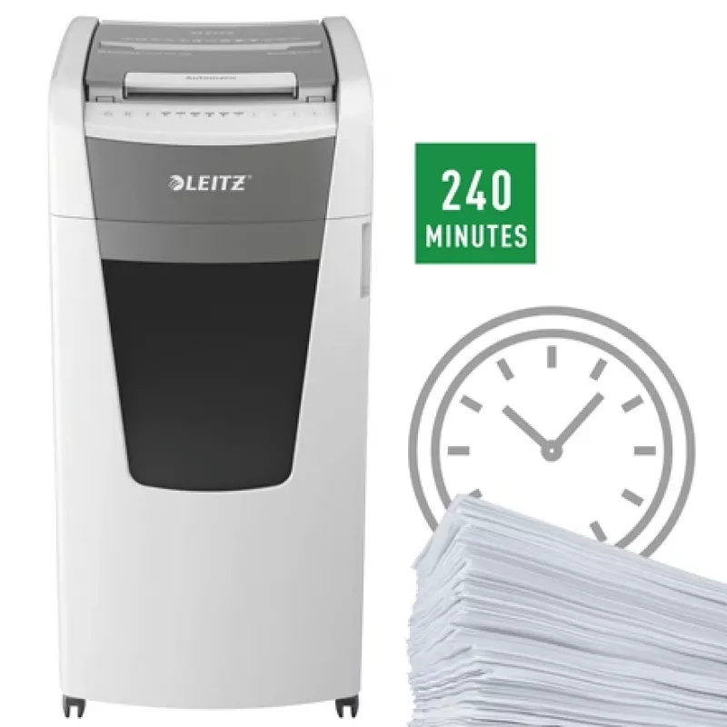 Leitz IQ Autofeed Office Pro 600 Automatic Paper Shredder P4