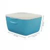 Leitz Cosy Drawer Cabinet, 2 drawer(s), Polystyrene (PS), Blue, White, 1 pc(s), 251 mm, 143 mm