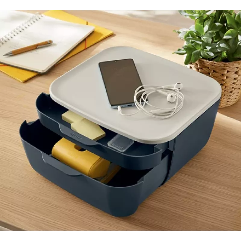 Leitz Cosy Drawer Cabinet, 2 drawer(s), Polystyrene (PS), Black, White, 1 pc(s), 251 mm, 143 mm