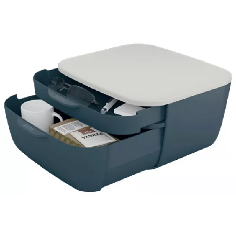 Leitz Cosy Drawer Cabinet, 2 drawer(s), Polystyrene (PS), Black, White, 1 pc(s), 251 mm, 143 mm