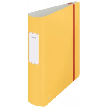 Leitz 180° Active Cosy Lever Arch File 80mm, A4, Polyfoam, Yellow, 500 sheets, 80 g/m², 8.2 cm