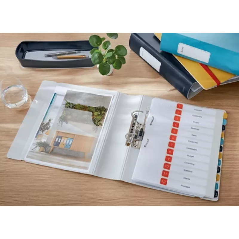 Leitz 180° Active Cosy Lever Arch File 80mm, A4, Polyfoam, Yellow, 500 sheets, 80 g/m², 8.2 cm