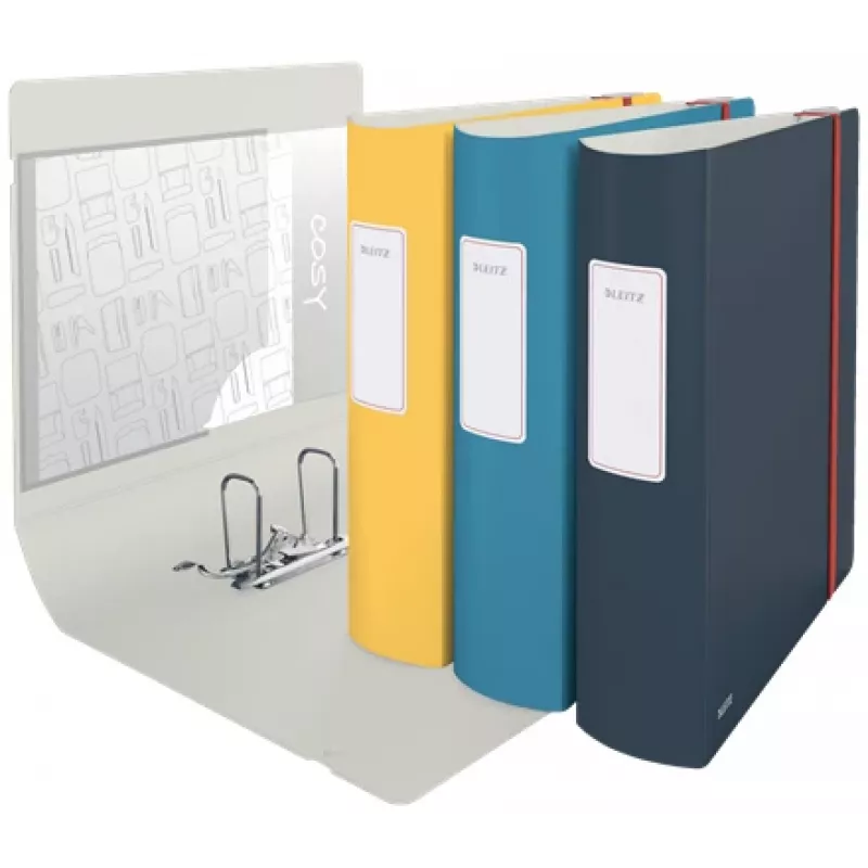 Leitz 180° Active Cosy Lever Arch File 80mm, A4, Polyfoam, Yellow, 500 sheets, 80 g/m², 8.2 cm
