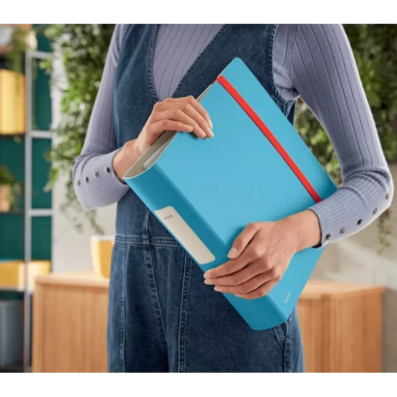 Leitz 180° Active Cosy Lever Arch File 80mm, A4, Polyfoam, Blue, 500 sheets, 80 g/m², 8.2 cm