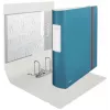 Leitz 180° Active Cosy Lever Arch File 80mm, A4, Polyfoam, Blue, 500 sheets, 80 g/m², 8.2 cm