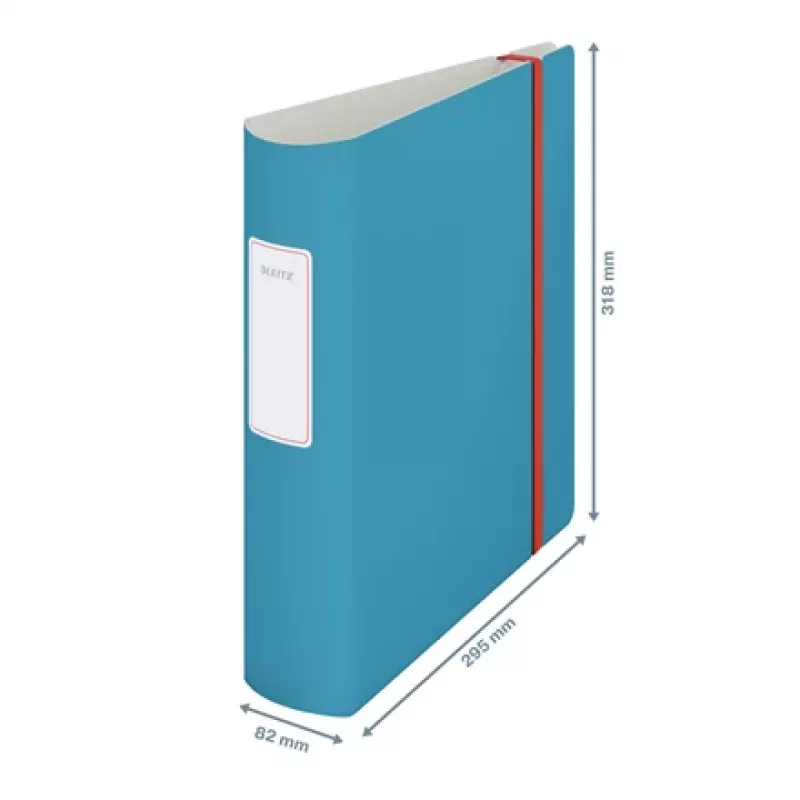 Leitz 180° Active Cosy Lever Arch File 80mm, A4, Polyfoam, Blue, 500 sheets, 80 g/m², 8.2 cm
