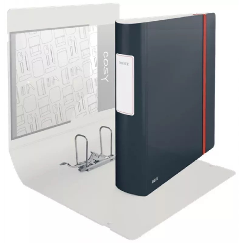 Leitz 180° Active Cosy Lever Arch File 80mm, A4, Polyfoam, Black, 500 sheets, 80 g/m², 8.2 cm