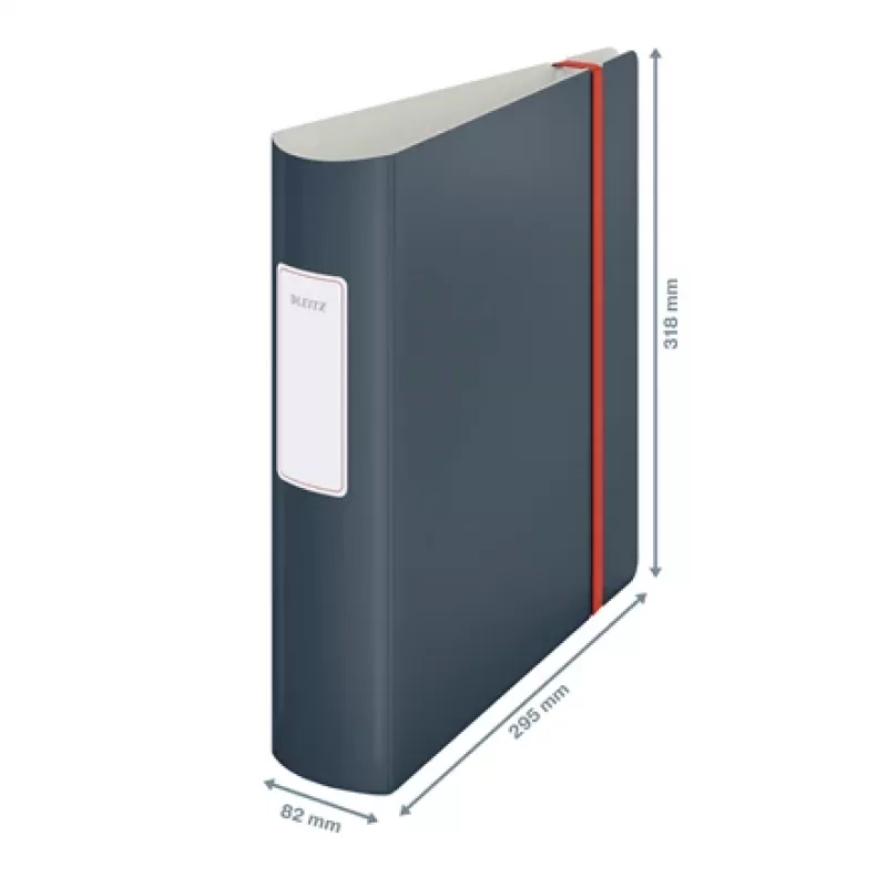 Leitz 180° Active Cosy Lever Arch File 80mm, A4, Polyfoam, Black, 500 sheets, 80 g/m², 8.2 cm