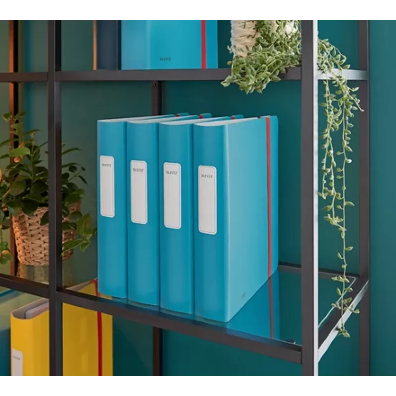 Leitz 180° Active Cosy Lever Arch File 60mm, A4, Polyfoam, Blue, 350 sheets, 80 g/m², 6.5 cm