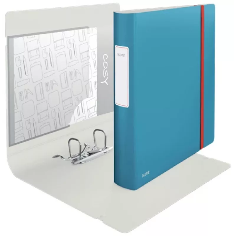Leitz 180° Active Cosy Lever Arch File 60mm, A4, Polyfoam, Blue, 350 sheets, 80 g/m², 6.5 cm