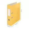 Leitz 180° Cosy Lever Arch File Soft Touch 80mm, A4, Carton, Yellow, Textured surface, 600 sheets, 80 g/m²