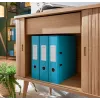 Leitz 180° Cosy Lever Arch File Soft Touch 80mm, A4, Carton, Blue, Textured surface, 600 sheets, 80 g/m²