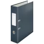 Leitz 180° Cosy Lever Arch File Soft Touch 80mm, A4, Carton, Black, Textured surface, 600 sheets, 80 g/m²