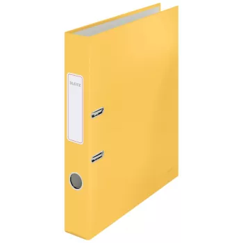 Leitz 180° Cosy Lever Arch File Soft Touch 50mm, A4, Carton, Yellow, Textured surface, 350 sheets, 80 g/m²