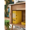 Leitz 180° Cosy Lever Arch File Soft Touch 50mm, A4, Carton, Yellow, Textured surface, 350 sheets, 80 g/m²