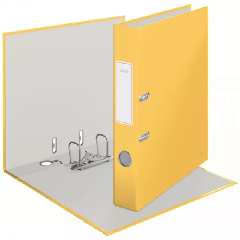 Leitz 180° Cosy Lever Arch File Soft Touch 50mm, A4, Carton, Yellow, Textured surface, 350 sheets, 80 g/m²