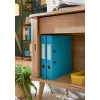 Leitz 180° Cosy Lever Arch File Soft Touch 50mm, A4, Carton, Blue, Textured surface, 350 sheets, 80 g/m²