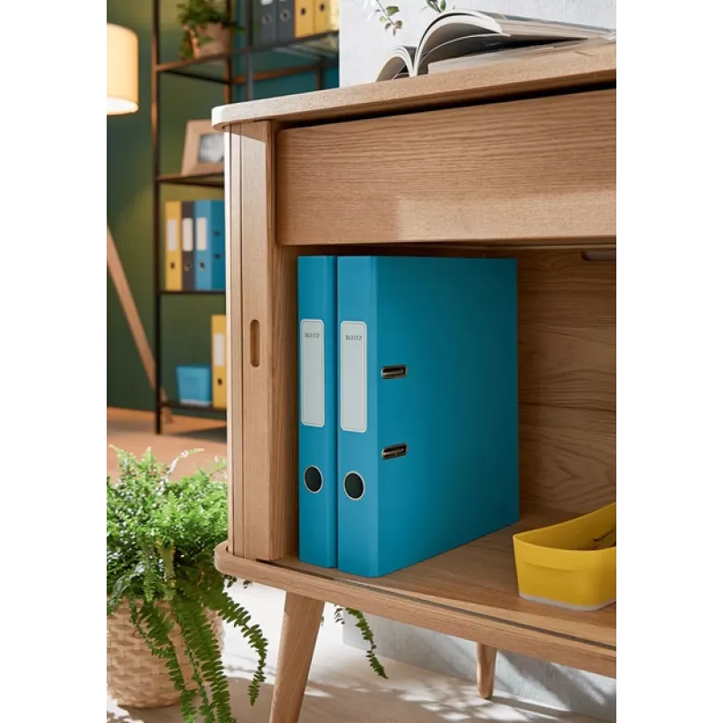 Leitz 180° Cosy Lever Arch File Soft Touch 50mm, A4, Carton, Blue, Textured surface, 350 sheets, 80 g/m²