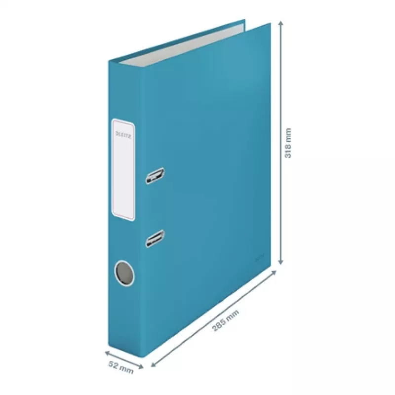 Leitz 180° Cosy Lever Arch File Soft Touch 50mm, A4, Carton, Blue, Textured surface, 350 sheets, 80 g/m²