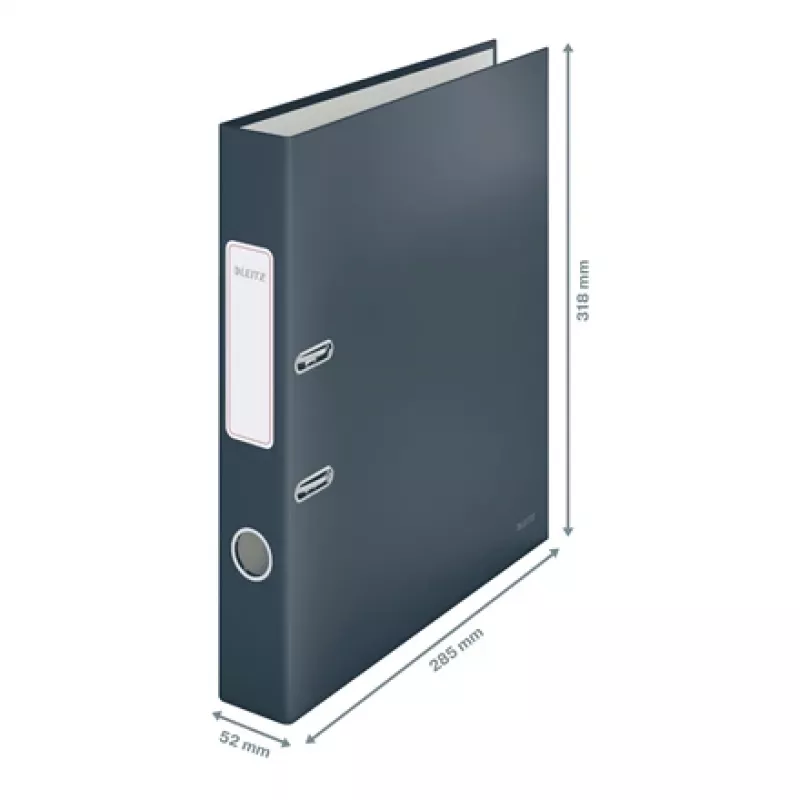 Leitz 180° Cosy Lever Arch File Soft Touch 50mm, A4, Carton, Black, Textured surface, 350 sheets, 80 g/m²
