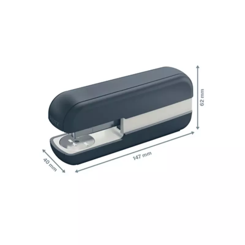 Leitz Cosy Stapler 30 sheets, 30 sheets, Black, Standard clinch, 24/6, Metal, Plastic, 80 g/m²