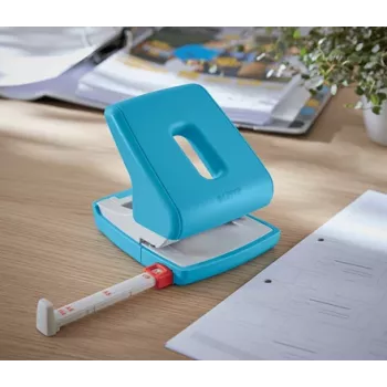 Leitz Cosy Hole Punch 2-hole 30 sheets, 30 sheets, Blue, Plastic, 8 cm, 5.5 mm, A4