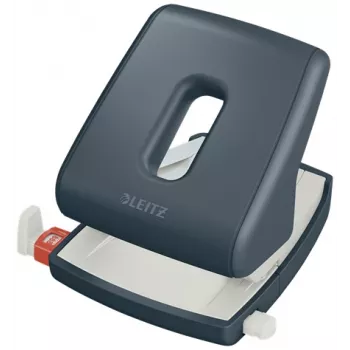 Leitz Cosy Hole Punch 2-hole 30 sheets, 30 sheets, Black, Plastic, 8 cm, 5.5 mm, A4, A5, A6, Folio, US-Quart, 8 x 8 x 8 cm