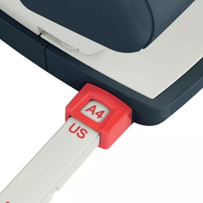 Leitz Cosy Hole Punch 2-hole 30 sheets, 30 sheets, Black, Plastic, 8 cm, 5.5 mm, A4, A5, A6, Folio, US-Quart, 8 x 8 x 8 cm