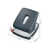Leitz Cosy Hole Punch 2-hole 30 sheets, 30 sheets, Black, Plastic, 8 cm, 5.5 mm, A4, A5, A6, Folio, US-Quart, 8 x 8 x 8 cm