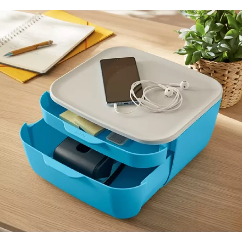 Leitz Cosy Hole Punch 2-hole 30 sheets, 30 sheets, Black, Plastic, 8 cm, 5.5 mm, A4, A5, A6, Folio, US-Quart, 8 x 8 x 8 cm
