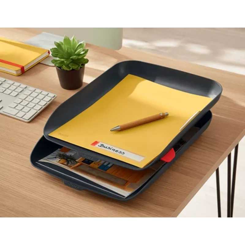 Leitz Cosy Privacy Folder, Conventional file folder, A4, Polypropylene (PP), Yellow, Matt, Portrait