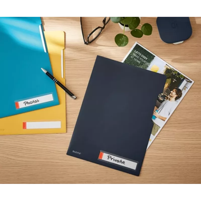 Leitz Cosy Privacy Folder, Conventional file folder, A4, Polypropylene (PP), Black, Matt, Portrait