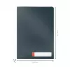 Leitz Cosy Privacy Folder, Conventional file folder, A4, Polypropylene (PP), Black, Matt, Portrait