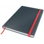 Leitz Cosy Notebook Soft Touch Squared with Hardcover, Monochromatic, Black, B5, 80 sheets, Matt, 100 g/m²