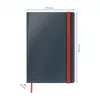 Leitz Cosy Notebook Soft Touch Squared with Hardcover, Monochromatic, Black, B5, 80 sheets, Matt, 100 g/m²