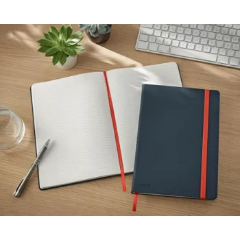 Leitz Cosy Notebook Soft Touch Ruled with Hardcover, Monochromatic, Black, B5, 80 sheets, Matt, 100 g/m²