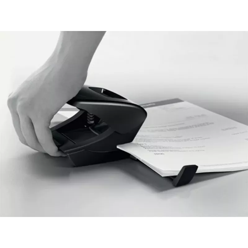 Leitz NeXXt Recycle Hole Punch, 30 sheets, Black, Plastic, 8 cm, 5.5 mm, A6
