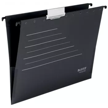 Leitz Alpha® Recycle Card Suspension Pocket, A4, Black, Cardboard, 80 g/m², 150 sheets, 348 mm