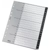 Leitz 12070000 tab index Alphabetic tab index Polypropylene (PP) Black, White