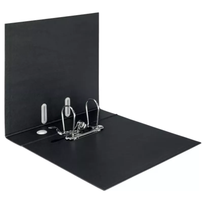 Leitz 180° Recycle Lever Arch File, A4, Carton, Black, 600 sheets, 80 g/m², 320 mm