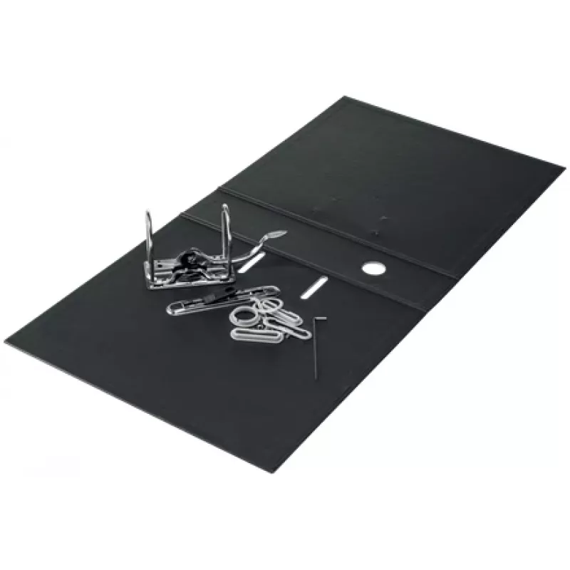 Leitz 180° Recycle Lever Arch File, A4, Carton, Black, 600 sheets, 80 g/m², 320 mm
