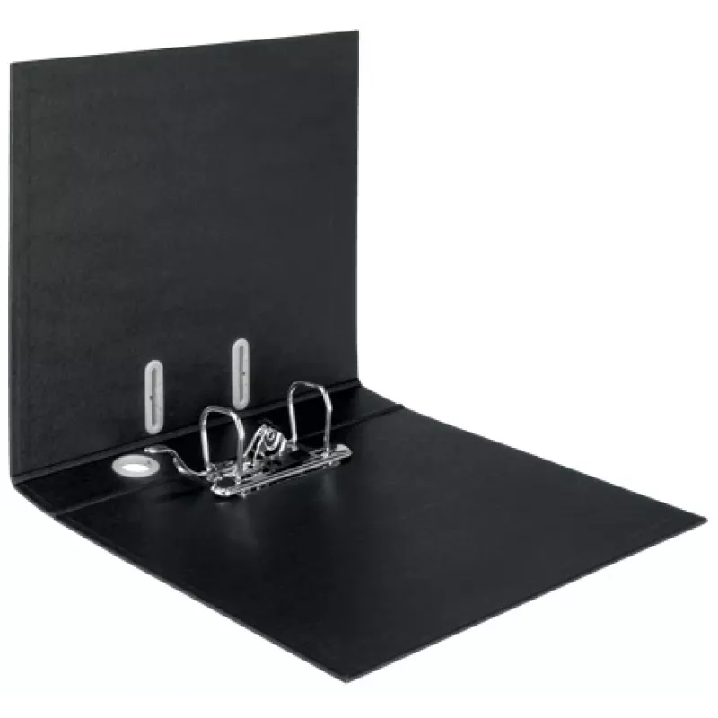 Leitz 180° Recycle Lever Arch File, A4, Carton, Black, 350 sheets, 80 g/m², 320 mm