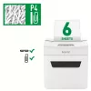 Leitz IQ Protect Premium Paper Shredder 6X P4, 4 x 40 mm, 10 L, 100 sheets, 55 dB, Touch, 6 sheets