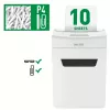 Leitz IQ Protect Premium Paper Shredder 10X P4, 4 x 40 mm, 18 L, 150 sheets, 55 dB, Touch, 10 sheets