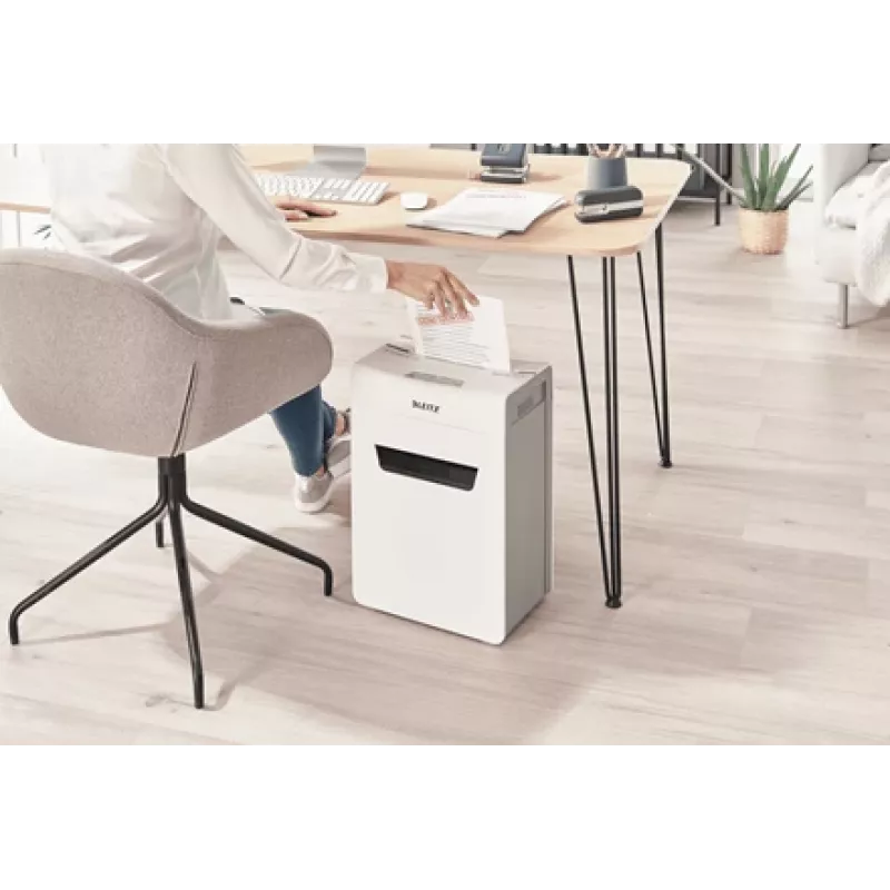Leitz IQ Protect Premium Paper Shredder 10X P4, 4 x 40 mm, 18 L, 150 sheets, 55 dB, Touch, 10 sheets