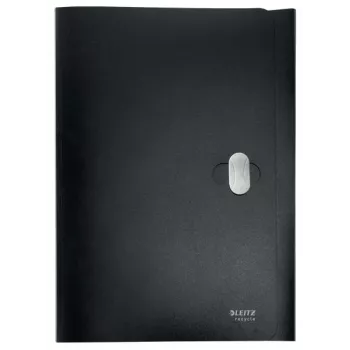Leitz Recycle 3-Flap Folder, Signature folder, A4, Polypropylene (PP), Black, Matt, 150 sheets