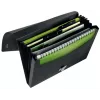 Leitz Recycle Expanding Concertina File, Signature folder, A4, Polypropylene (PP), Black, Glossy, 250 sheets